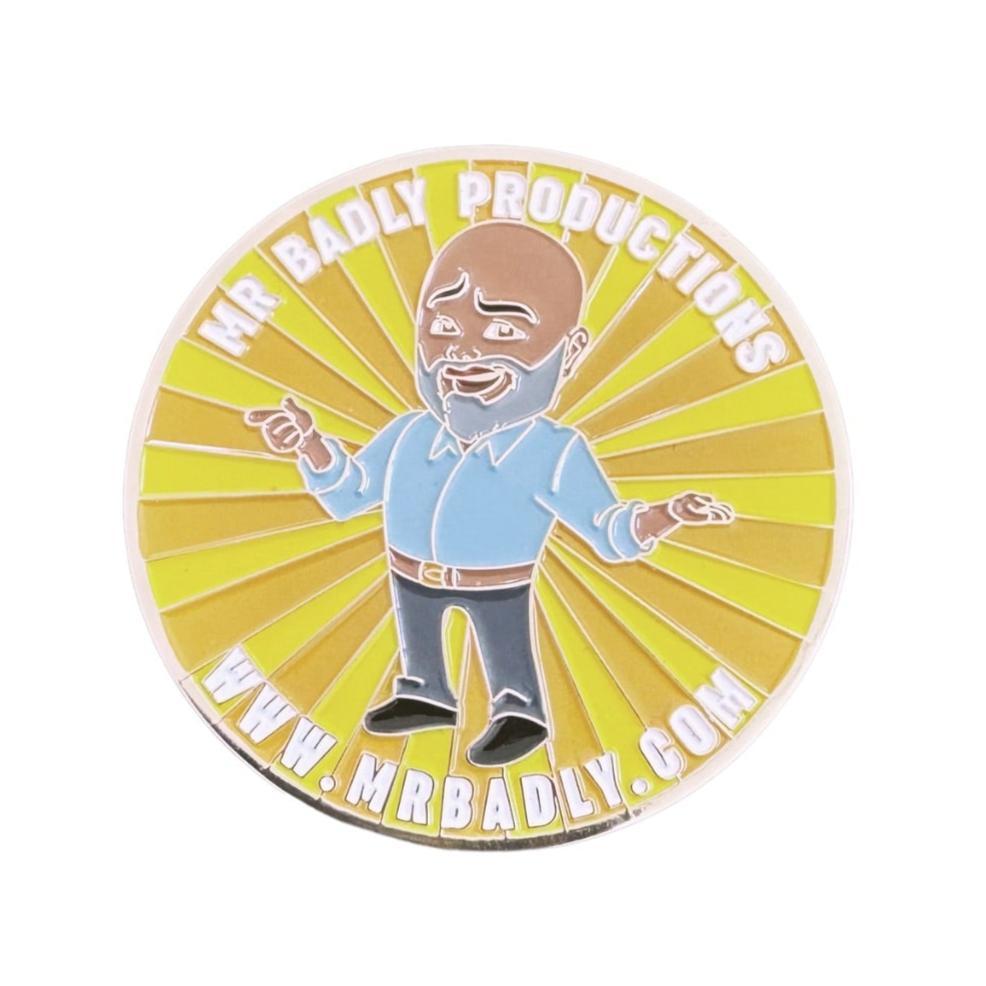 Rare Mr Badly TV Challenge Coin (Limited Edition)