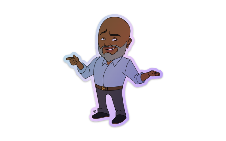 Mr Badly Hologram Stickers